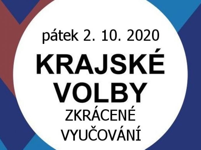 2. 10. 2020 - Zkrácené vyučování