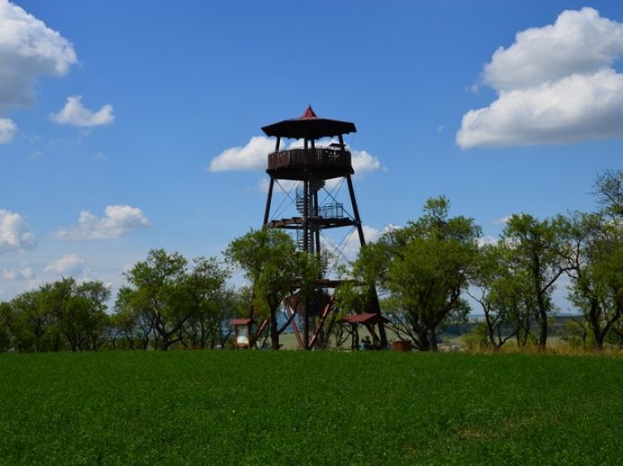 4. B na vycházce na rozhlednu a do mandloňových sadů