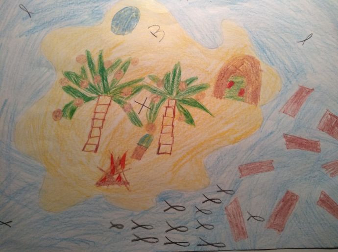 Můj fantastický ostrov - napsaly děti z 2.A