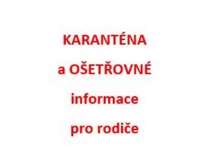 Karanténa a ošetřovné - Informace pro rodiče, Doporučený postup pro podání žádosti o ošetřovné