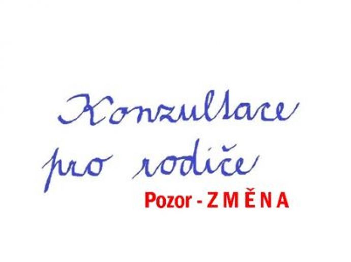 4.11.2021 - Změna v organizaci konzultačních hodin